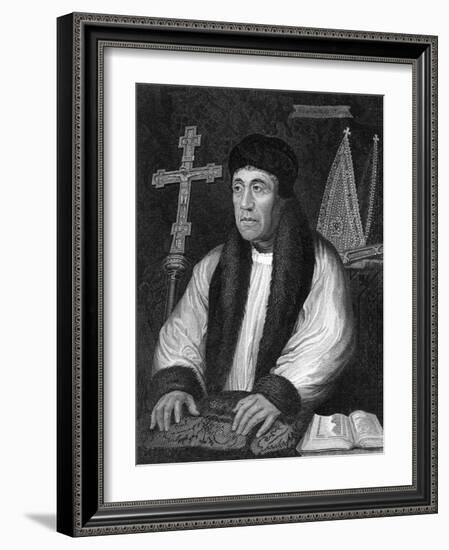 William Warham (1450-153), Archbishop of Canterbury, 1824-R Cooper-Framed Giclee Print