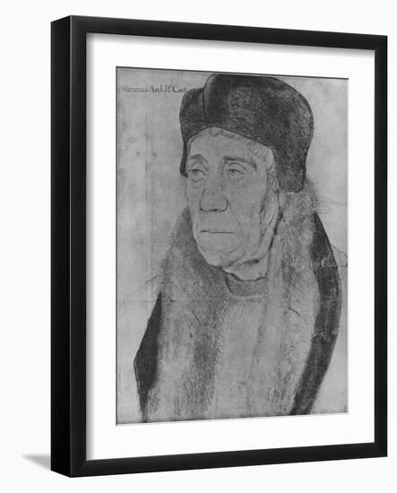 'William Warham, Archbishop of Canterbury', 1527 (1945)-Hans Holbein the Younger-Framed Giclee Print