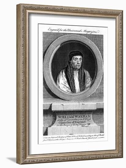 William Warham, Archbishop of Canterbury, 1748-Hans Holbein the Younger-Framed Giclee Print