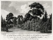 View of Lord Harcourt's Flower Garden at Nuneham in Oxfordshire, 1777-William Watts-Framed Premier Image Canvas