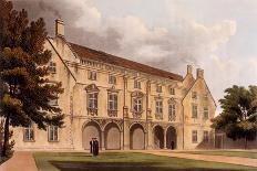 Exterior of Magdalene College Library, Cambridge, from 'The History of Cambridge', Engraved by…-William Westall-Giclee Print