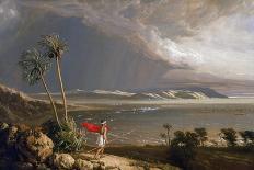 View of Port Bowen (Australia), August 1802, during Matthew Flinders (1774-1814)'S Expedition on Th-William Westall-Framed Giclee Print