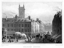 Holborn Bridge, London, 1831-William Woolnoth-Framed Giclee Print