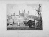 Holborn Bridge, London, C1830-William Woolnoth-Giclee Print