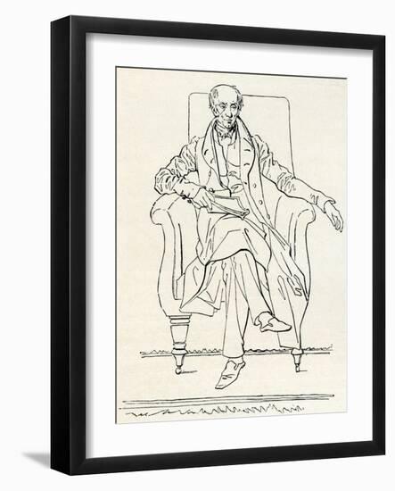 William Wordsworth English poet-Daniel Maclise-Framed Giclee Print