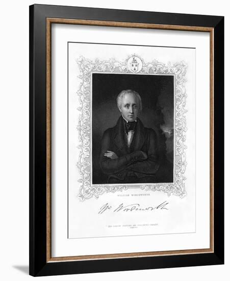 William Wordsworth, English Romantic Poet, 19th Century-J Cochran-Framed Giclee Print