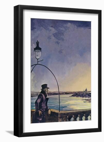 William Wordsworth, upon Westminster Bridge (Colour Litho)-Peter Jackson-Framed Giclee Print