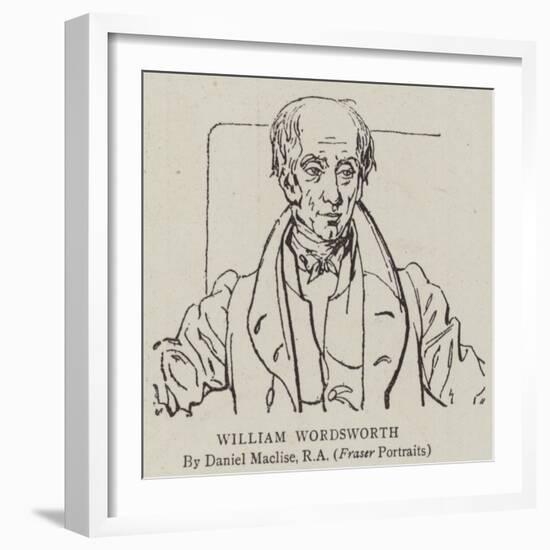 William Wordsworth-Daniel Maclise-Framed Giclee Print