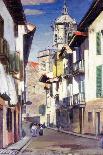 A Street in Fuenterrabia, C.1908-William York MacGregor-Giclee Print
