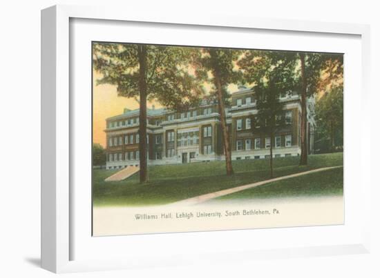 Williams Hall, Lehigh University, South Bethlehem, Pennsylvania-null-Framed Art Print