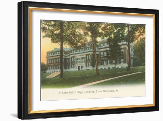 Williams Hall, Lehigh University, South Bethlehem, Pennsylvania-null-Framed Art Print