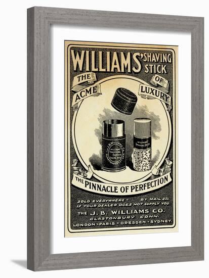 Williams Shaving Stick-null-Framed Giclee Print