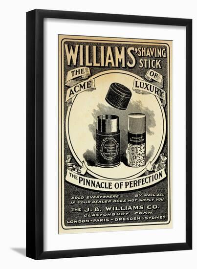 Williams Shaving Stick-null-Framed Giclee Print