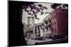 Williamsburg Bridge and neighbourhood, Brooklyn, New York, USA-Andrea Lang-Mounted Photographic Print