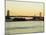 Williamsburg Bridge and the East River, New York City, New York, USA-Amanda Hall-Mounted Photographic Print