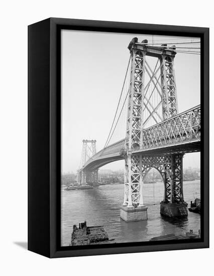 Williamsburg Bridge, New York, N.Y.-null-Framed Stretched Canvas