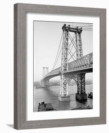 Williamsburg Bridge, New York, N.Y.-null-Framed Photo