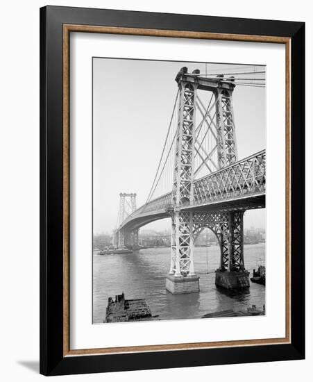 Williamsburg Bridge, New York, N.Y.-null-Framed Photo