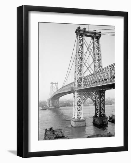 Williamsburg Bridge, New York, N.Y.-null-Framed Photo