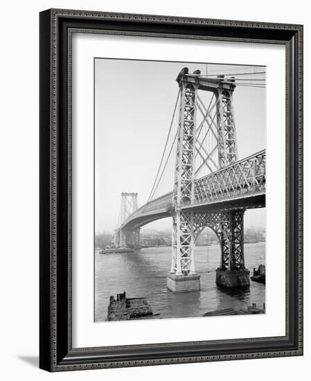 Williamsburg Bridge, New York, N.Y.-null-Framed Photo