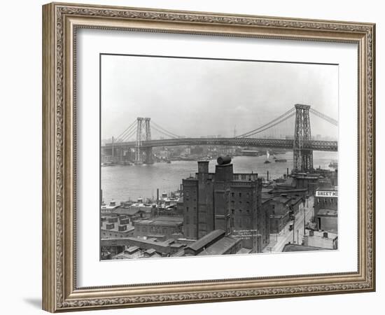 Williamsburg Bridge-null-Framed Photographic Print