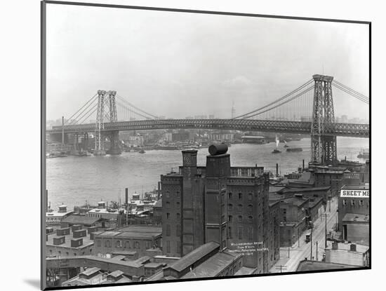 Williamsburg Bridge-null-Mounted Photographic Print