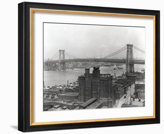 Williamsburg Bridge-null-Framed Photographic Print