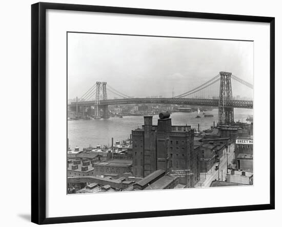 Williamsburg Bridge-null-Framed Photographic Print