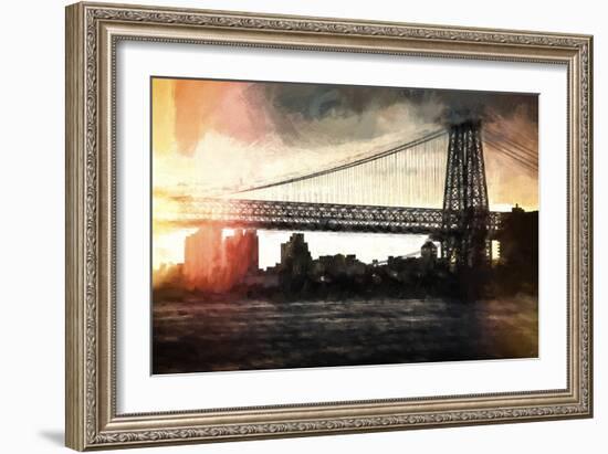 Williamsburg Bridge-Philippe Hugonnard-Framed Giclee Print