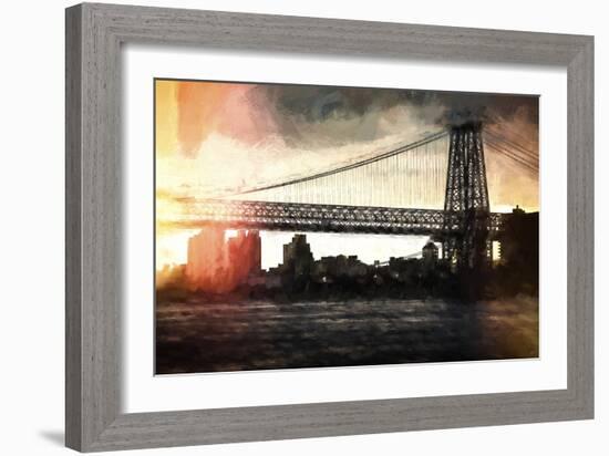 Williamsburg Bridge-Philippe Hugonnard-Framed Giclee Print