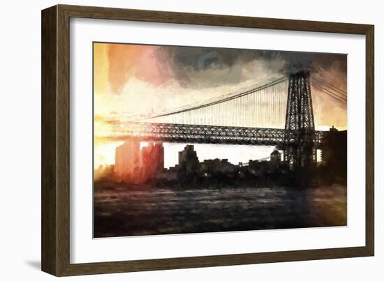 Williamsburg Bridge-Philippe Hugonnard-Framed Giclee Print