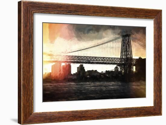 Williamsburg Bridge-Philippe Hugonnard-Framed Giclee Print