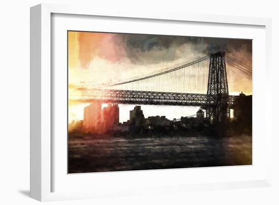 Williamsburg Bridge-Philippe Hugonnard-Framed Giclee Print