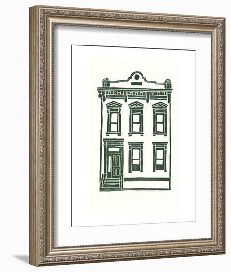 Williamsburg Building 1 (Manhattan Ave. between Jackson and Withers)-live from bklyn-Framed Art Print