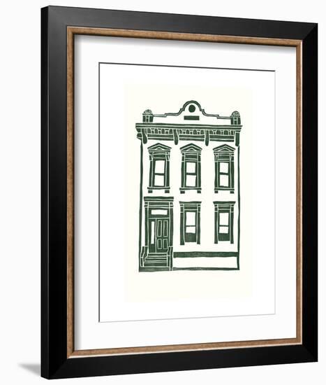 Williamsburg Building 1 (Manhattan Ave. between Jackson and Withers)-live from bklyn-Framed Art Print