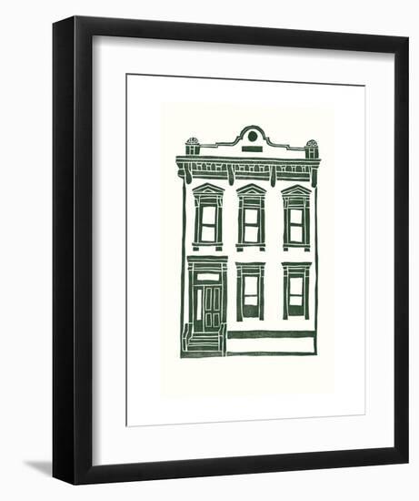 Williamsburg Building 1 (Manhattan Ave. between Jackson and Withers)-live from bklyn-Framed Art Print