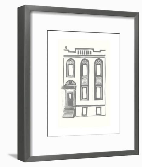 Williamsburg Building 2 (199 Maujer Street)-live from bklyn-Framed Art Print