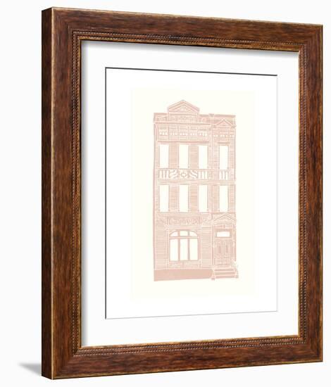 Williamsburg Building 3 (Queen Anne)-live from bklyn-Framed Art Print