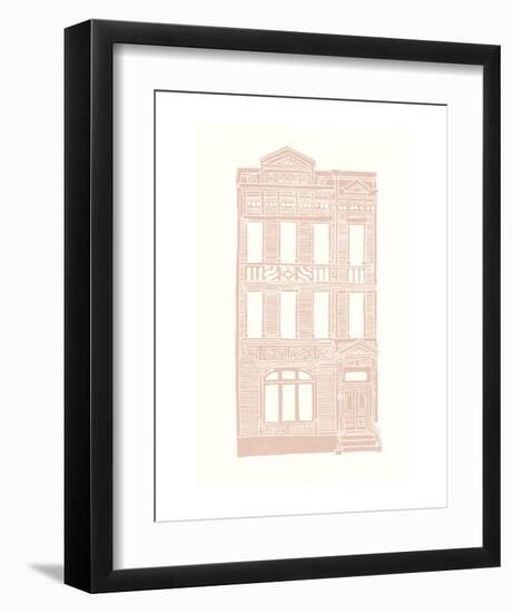 Williamsburg Building 3 (Queen Anne)-live from bklyn-Framed Art Print