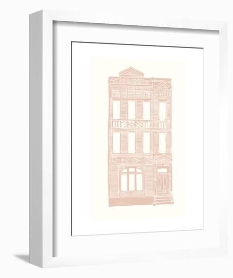 Williamsburg Building 3 (Queen Anne)-live from bklyn-Framed Art Print