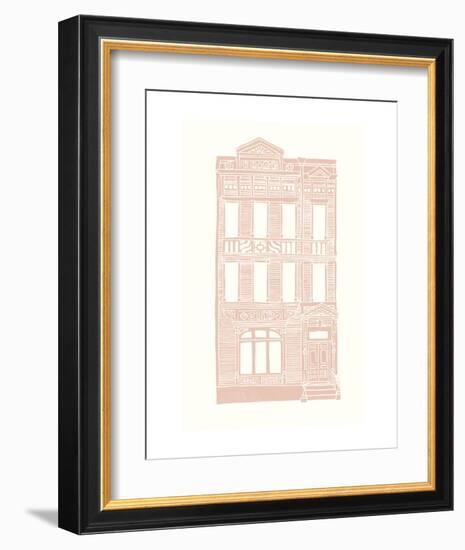 Williamsburg Building 3 (Queen Anne)-live from bklyn-Framed Art Print