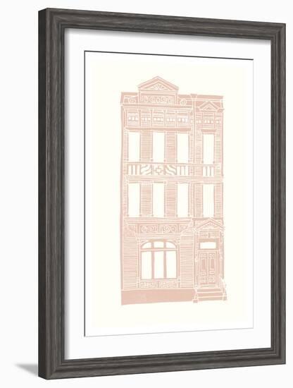 Williamsburg Building 3 (Queen Anne)-live from bklyn-Framed Art Print