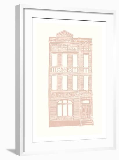 Williamsburg Building 3 (Queen Anne)-live from bklyn-Framed Art Print