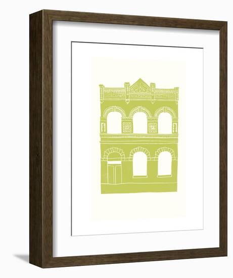 Williamsburg Building 6 (Lorimer below Grand Ave.)-live from bklyn-Framed Art Print