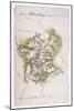 Williamsburg: Map, 1781-Louis Alexandre Bertheir-Mounted Giclee Print