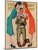 "Willie Gillis at the U.S.O." Saturday Evening Post Cover, February 7,1942-Norman Rockwell-Mounted Giclee Print