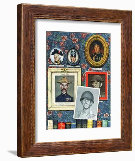 "Willie Gillis Generations", September 16,1944-Norman Rockwell-Framed Giclee Print