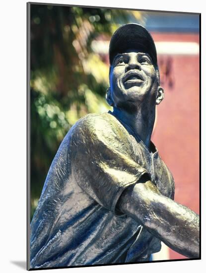 Willie Mays statue in AT&T Park, San Francisco, California, USA-Panoramic Images-Mounted Photographic Print