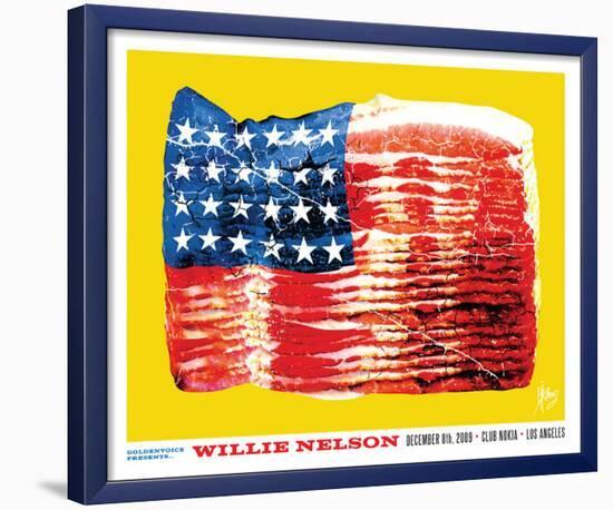 Willie Nelson-Kii Arens-Framed Art Print