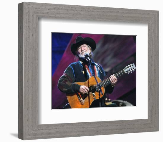 Willie Nelson-null-Framed Photo